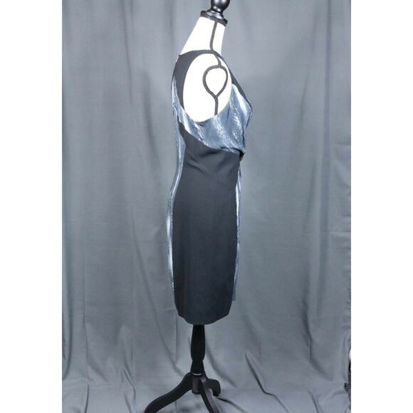 Helmut Lang Womens 4 Silk Dress Black Gray White - Picture 4 of 7